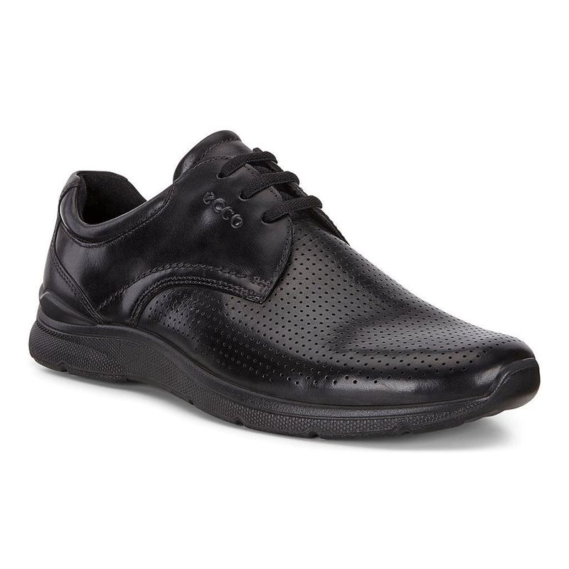 Men Casual Ecco Irving - Business Shoe Black - India YFCIJR953